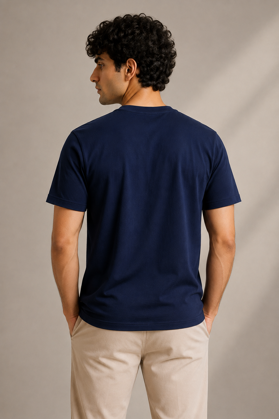 The Everyday Navy Blue Cotton T-Shirt