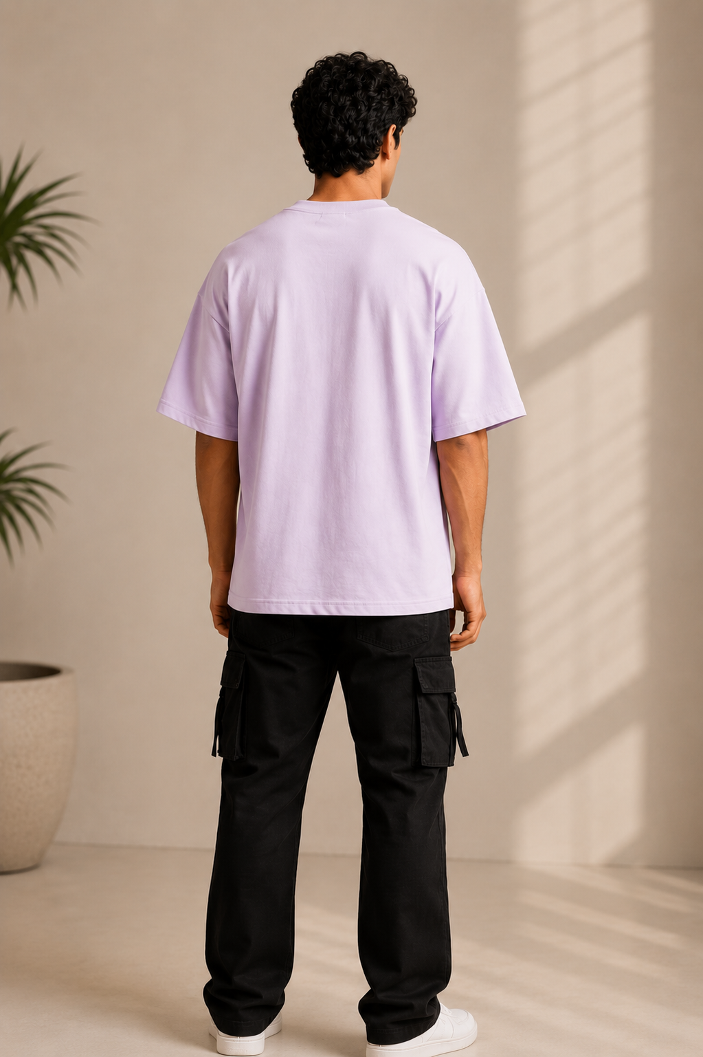 Being Normal Must Suck Lilac Oversized T-Shirt