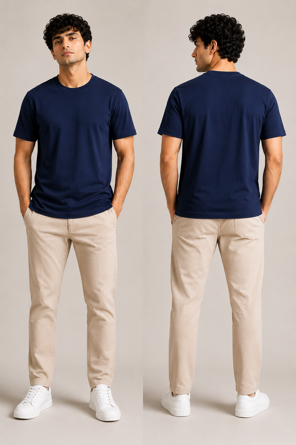 The Everyday Navy Blue Cotton T-Shirt
