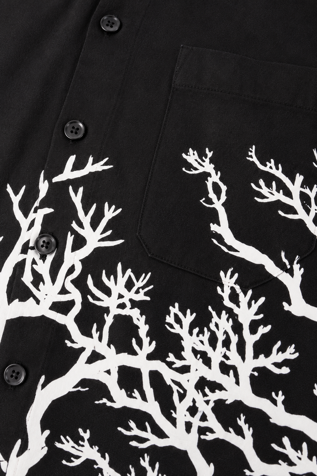 Midnight Coral Black Resort Shirt
